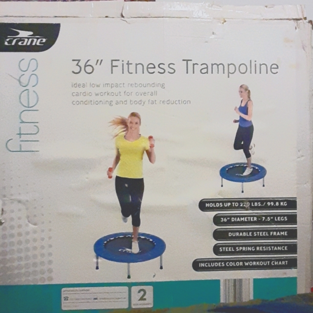 Crane 36 inch Fitness Trampoline  New